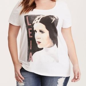 NWT Torrid Star Wars Vintage Graphic tee white 2x